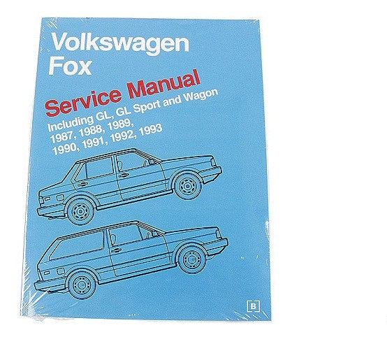 VW Fox 1987-1993 Bentley Repair Manual