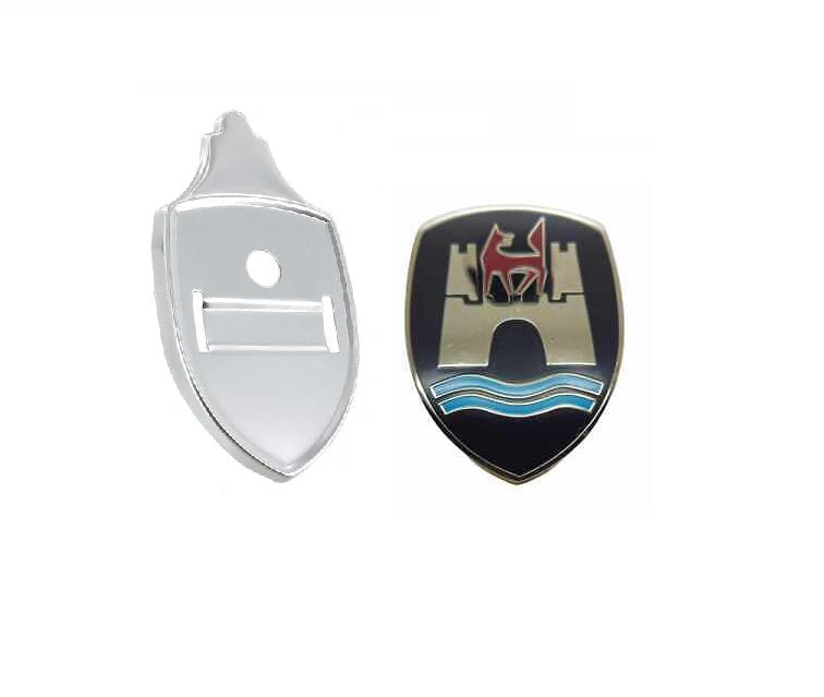 Wolfsburg Crest w/Base, Black