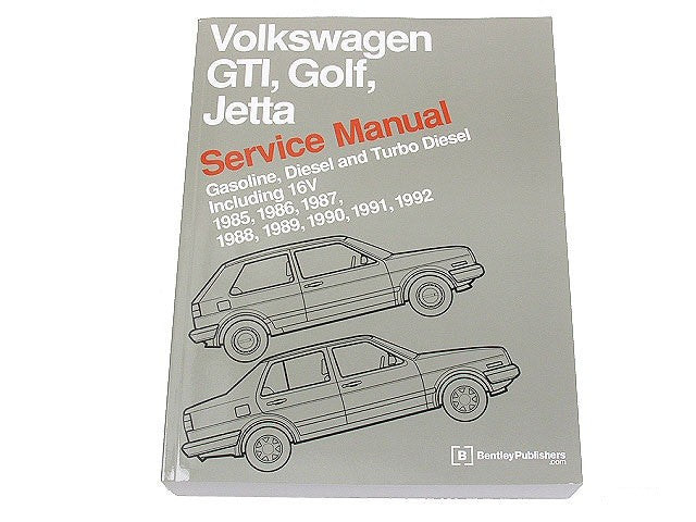 VW GTI, Golf, Jetta 1985-1992 Bentley Manual