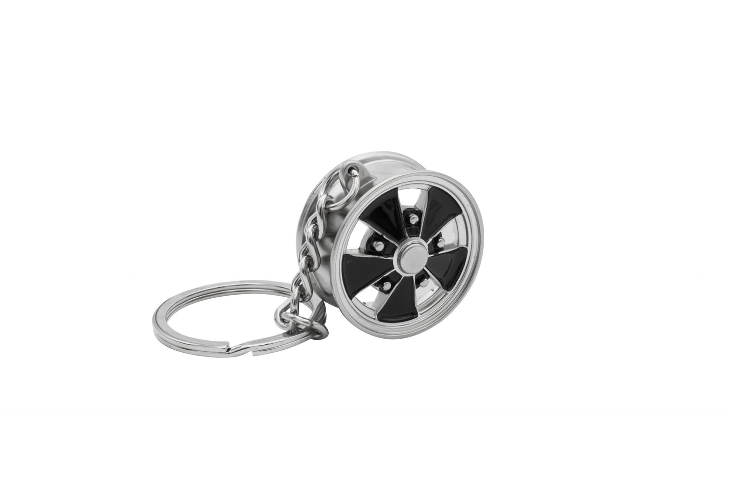 BRM Wheel Key Chain Chrome / Black