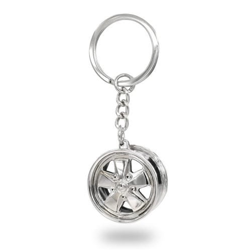 Fuchs Wheel Key Chain Chrome