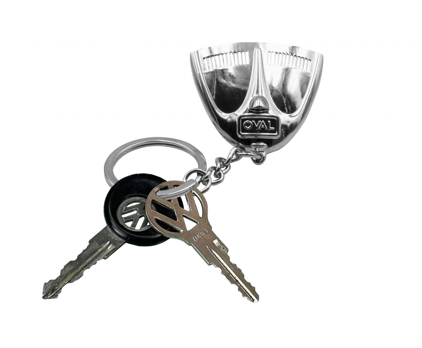 W Decklid Key Chain Chrome
