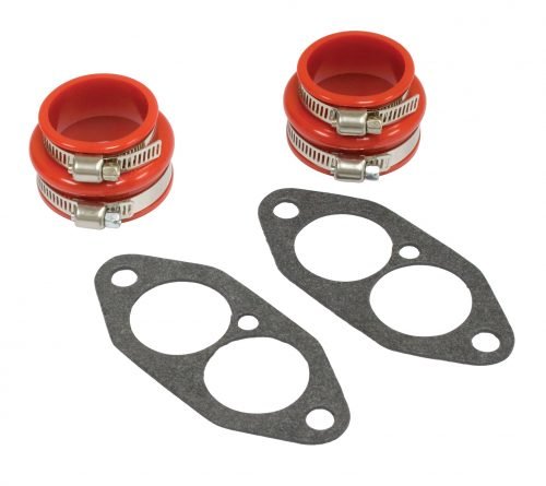 Dual Port Intake Installation Kit - Red Urethane