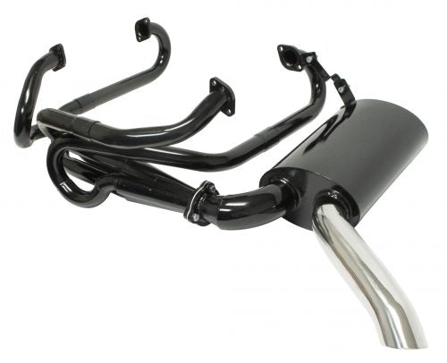 Side-Flow Merged Exhaust System with Muffler T2 63-67