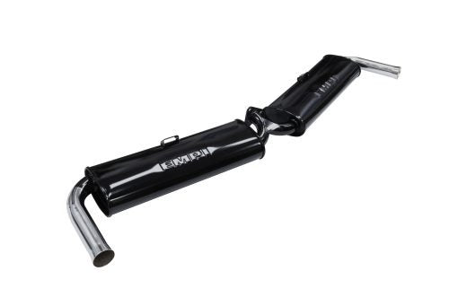 Dual Quiet Black with Chrome Tips