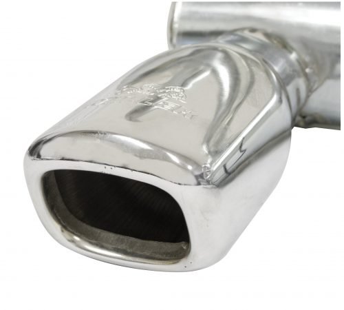 Type 1 1300-1600cc, 66-73 Black with Square Chrome Tips, 1 3/8" tubing