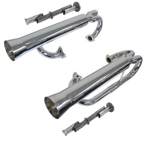Dual Racing System with Inserts, Chrome