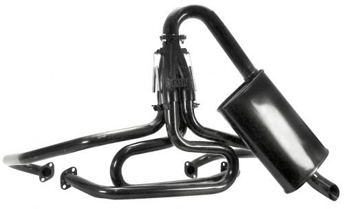Competition Exhaust System 1 1/2" Tubing, w/ Turbo Muffler