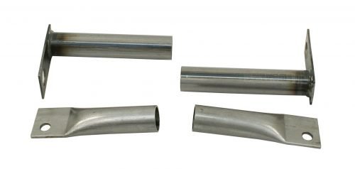 Replacement hardware fits all of our 1 1/2" tube bumpers.  All items are raw steel.