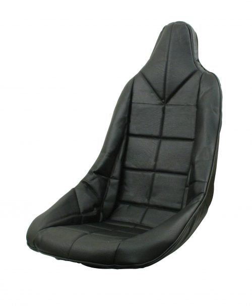 Seat Cover, Black Square Pattern f/ Hi-Back Fiberglass Seat
