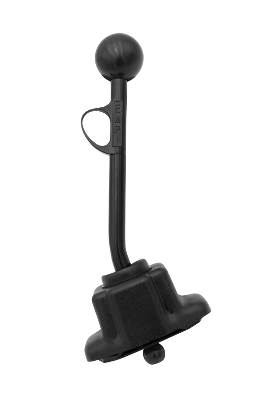 EMPI Trigger Shifters with Reverse Lock-Out, Black Powder-Coated Finish, Type 1 & Ghia, Long Style, 12” O.A.L