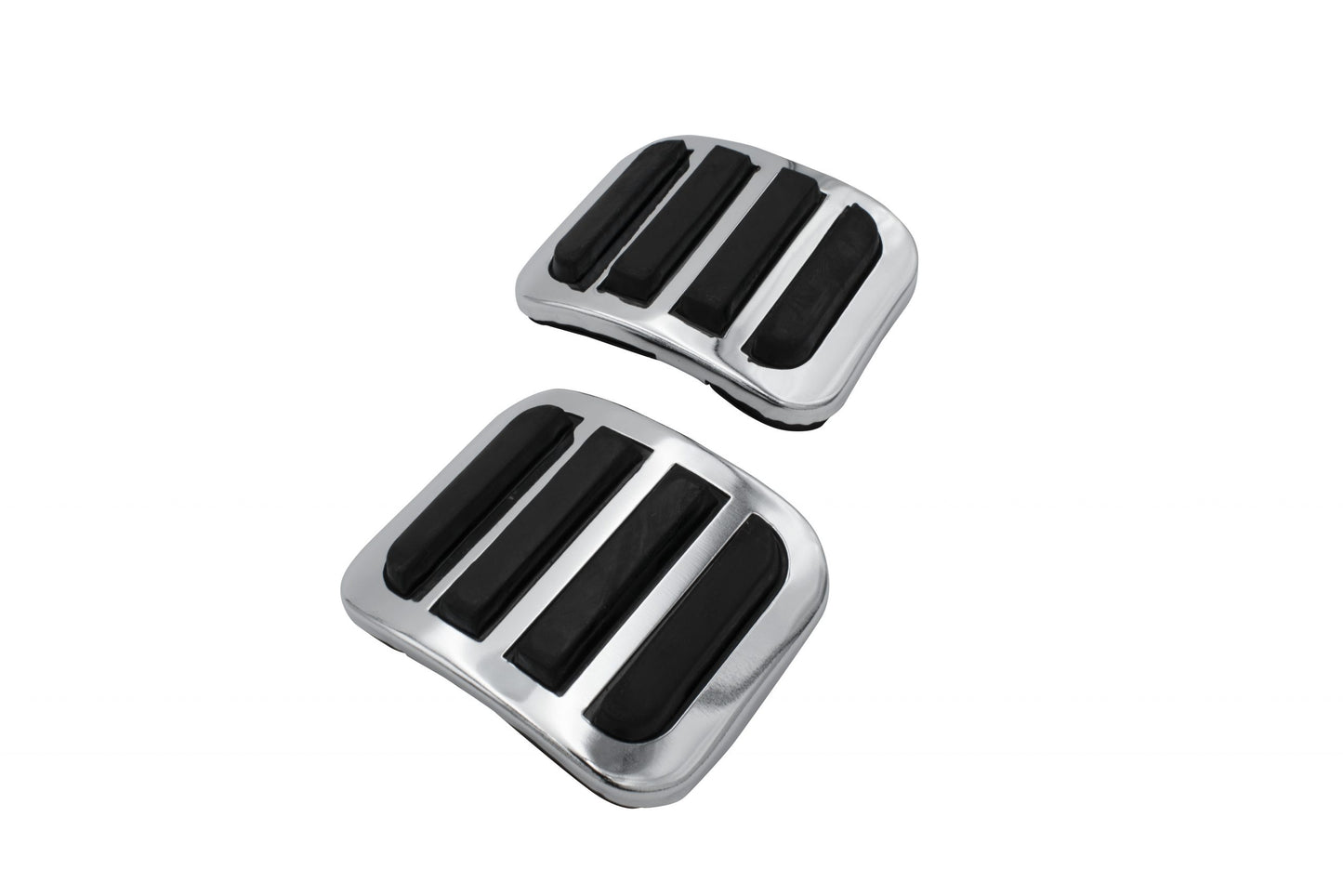 Chrome Pedal Covers, Brake & Clutch, Pair