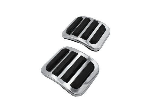 Chrome Pedal Covers, Brake & Clutch, Pair