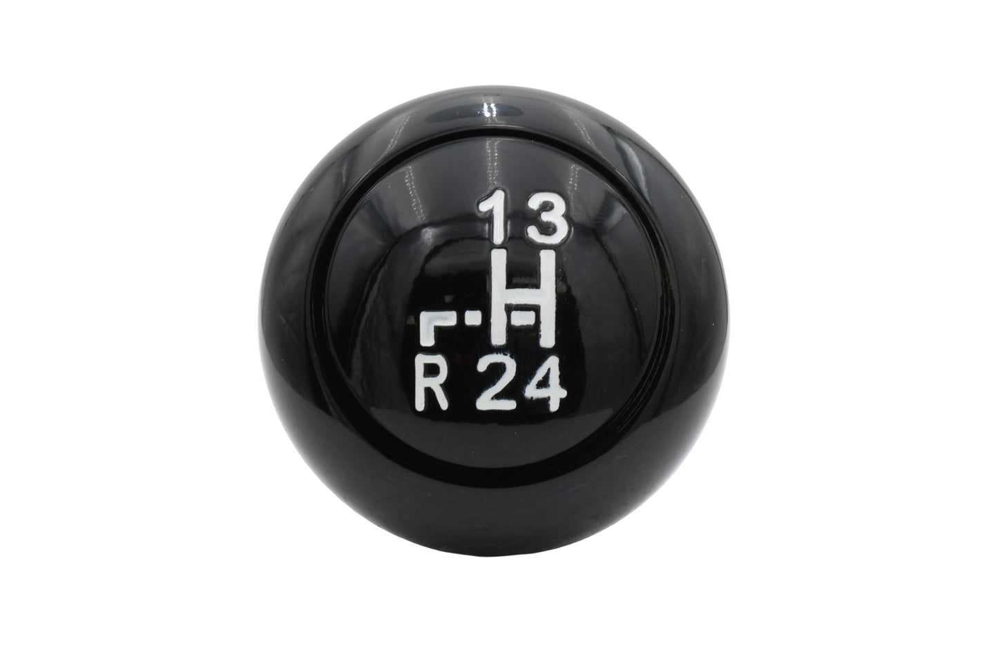 Stock Style Aluminum Shift Knob Ivory or Black - 7mm, 10mm, 12mm