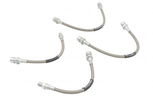 S/B 71-73 Braided Stainless Brake Line Kit,  4-Piece