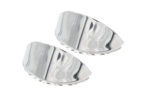 Eye Brows, Smooth Stainless Steel, Type 1, Pair