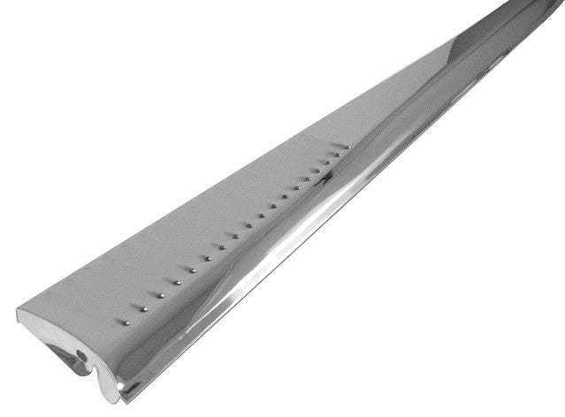 Stainless Steel Running Boards, Louvered, Pair