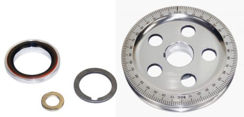 Sand Seal Pulley Kit, Bolt-In (Supplied with Aluminum Collar and Orange Seal)