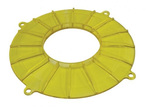 Finned Backing Plate, Gold