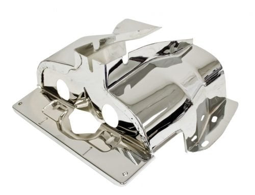 Single Port Cylinder Shrouds/ Covers, Chrome, Pair
