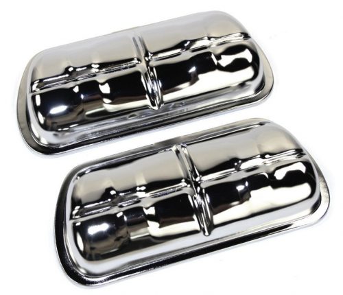 Chrome Stock Style Valve Covers, Set