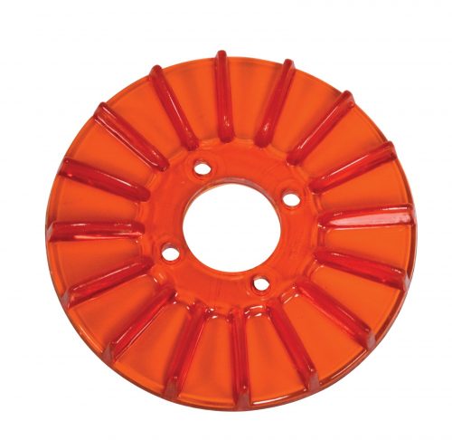 Finned Alt / Gen Pulley Cover, Red