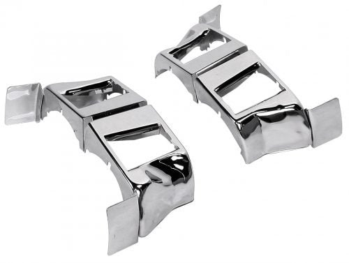 Cool Tin, Chrome, Pair 8mm STUDS