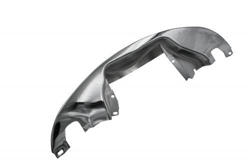 Rear Tin, without Hose, with Heat Riser, Chrome