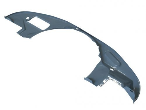 Front Engine Cover Late, Silver-Vein Powder Coat