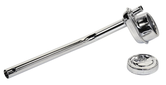 Chrome Oil Filler with Tube & Cap