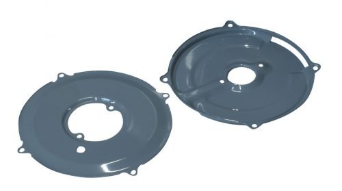 Alternator / Generator Tin 3-Piece, Silver-Vein Powder Coat