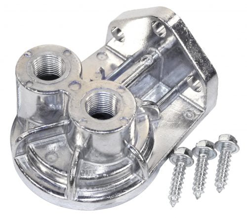 Oil Filter Adapter with Nipple, Ports Up