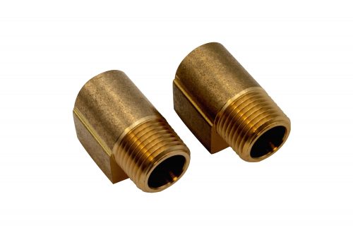 90 Degree 1/2" Male x 1/2" Female, Pack of 2