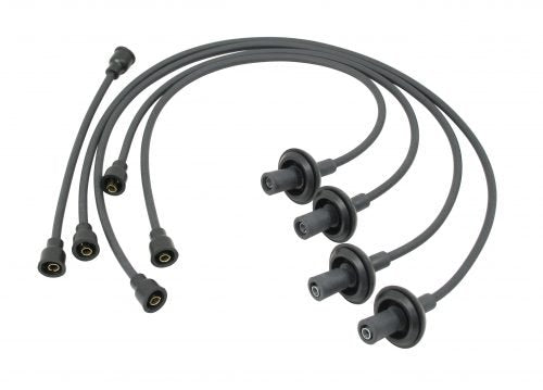 EMPI 7mm Ignition/Spark Plug Wire Set, Copper Core, Black