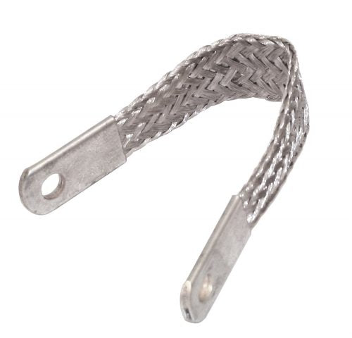 Braided Ground Strap - Chassis, 9"