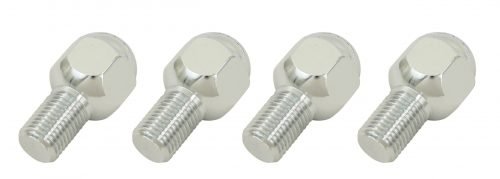 Chrome Lug Bolts - M14-1.5, 20.5mm Long, Set of 4