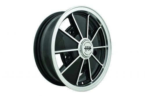 BRM 5x205 15x5 Gloss Blk w/Polished Lip