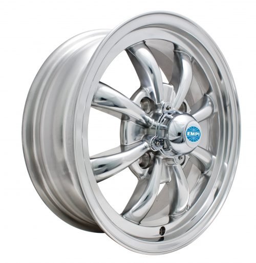 EMPI 8 Spoke Polished Wheel 15 x 5 1/2, 4x130