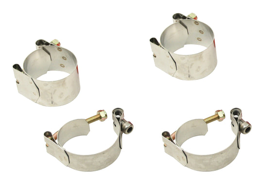Bug/ Ghia Sway Bar Stainless Steel Clamps Only, Type 1 Link Pin/Ball Joint.