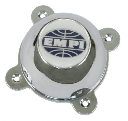 GT-8 Wheel Cap, w/ EMPI Logo, Chrome