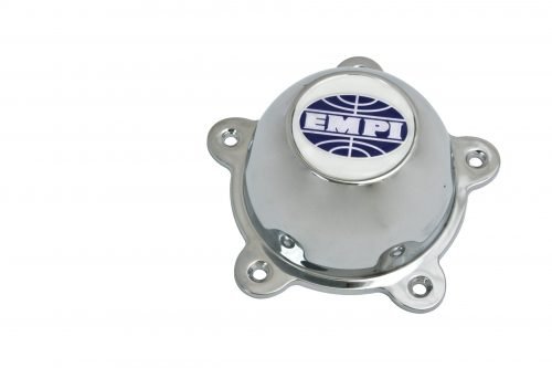 GT-5 Chrome Cap Only with EMPI Logo and S/S Hardware, Chrome Plated Plastic