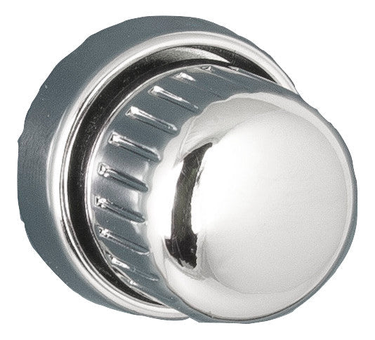 Radio Knob Set, Euro Chrome Knob (06) Chrome Ring (76)