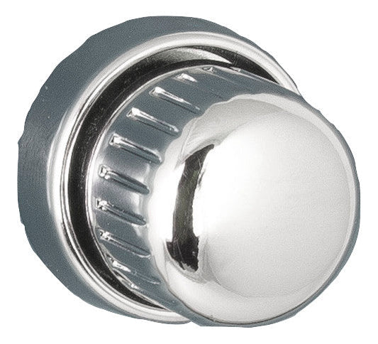 Radio Knob Set, Euro Chrome Knob (06) Chrome Ring (76)