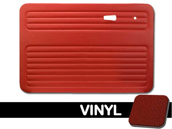 1967-79 Bug Sedan/Convertible Panels Front Only, w/o Pockets Smooth Vinyl