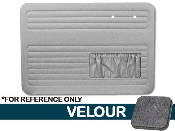 VW Bug 1949-1955 Front Only Door Panels with Pockets - Velour