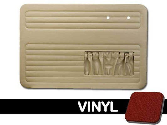 VW Bug 1965-1966 Front Only Door Panels w/ Pockets - Vinyl