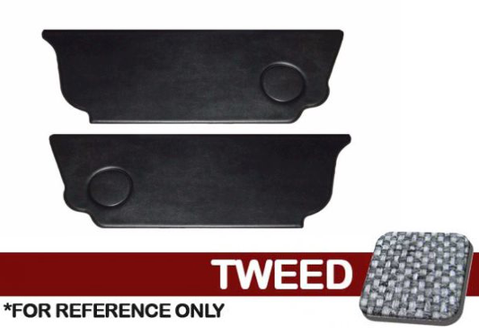 VW Bug 1961-1962 Sedan Rear Kick Panels - Tweed