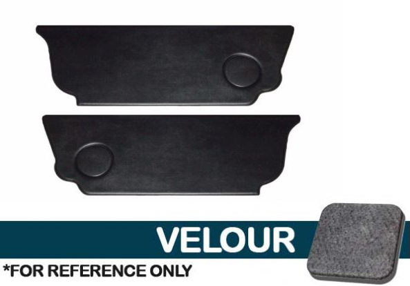 Rear Kick Panels - Velour
