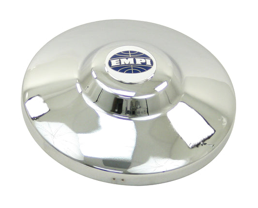 Classic Nipple Hub Caps for 5-Lug thru 65 VW Wheels, Ea EMPI Logo