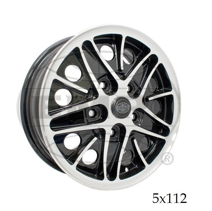 EMPI Gloss Black W/Polished Lip & Face Cosmo Wheel